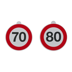 ProPlus Geschwindigkeitsaufkleber Italien 70 und 80 km/h Bundle