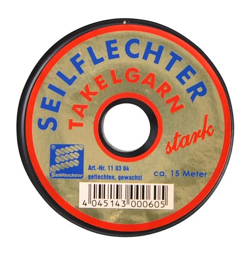 ProPlus SF_110304 Takelgarn stark geflochten gewachst 15m weiß Garn