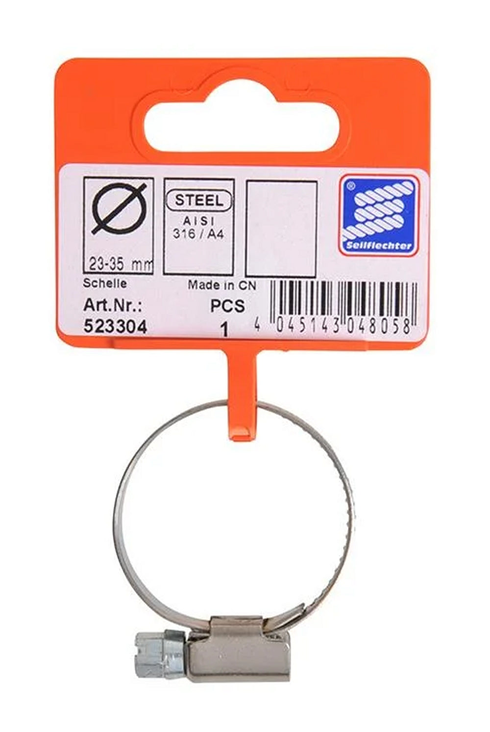 ProPlus SF_523304 Schlauchschelle 23-35mm A4 RVS AISI 316 Schlauchklemme