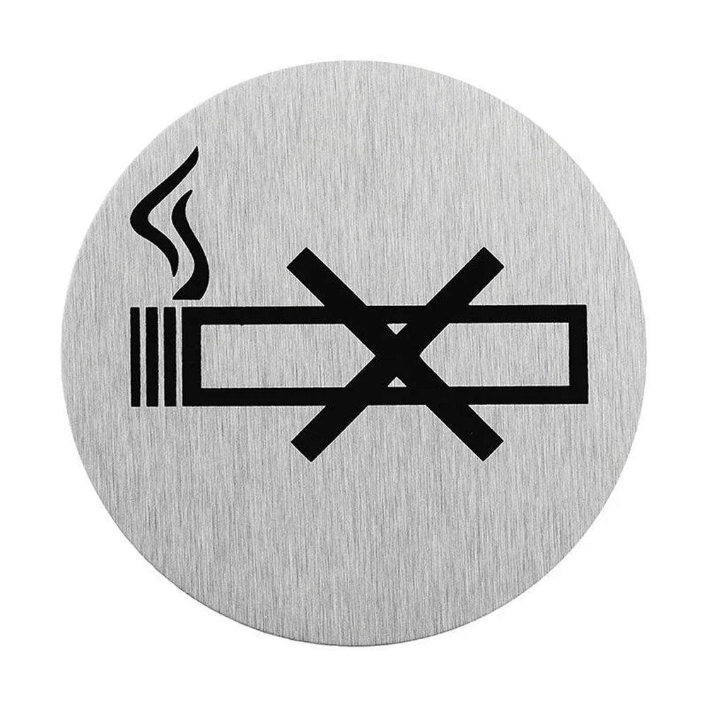 ProPlus SF_972093 Aluminium Türschild "Bild Bitte nicht Rauchen" Ø75mm Tür Schild