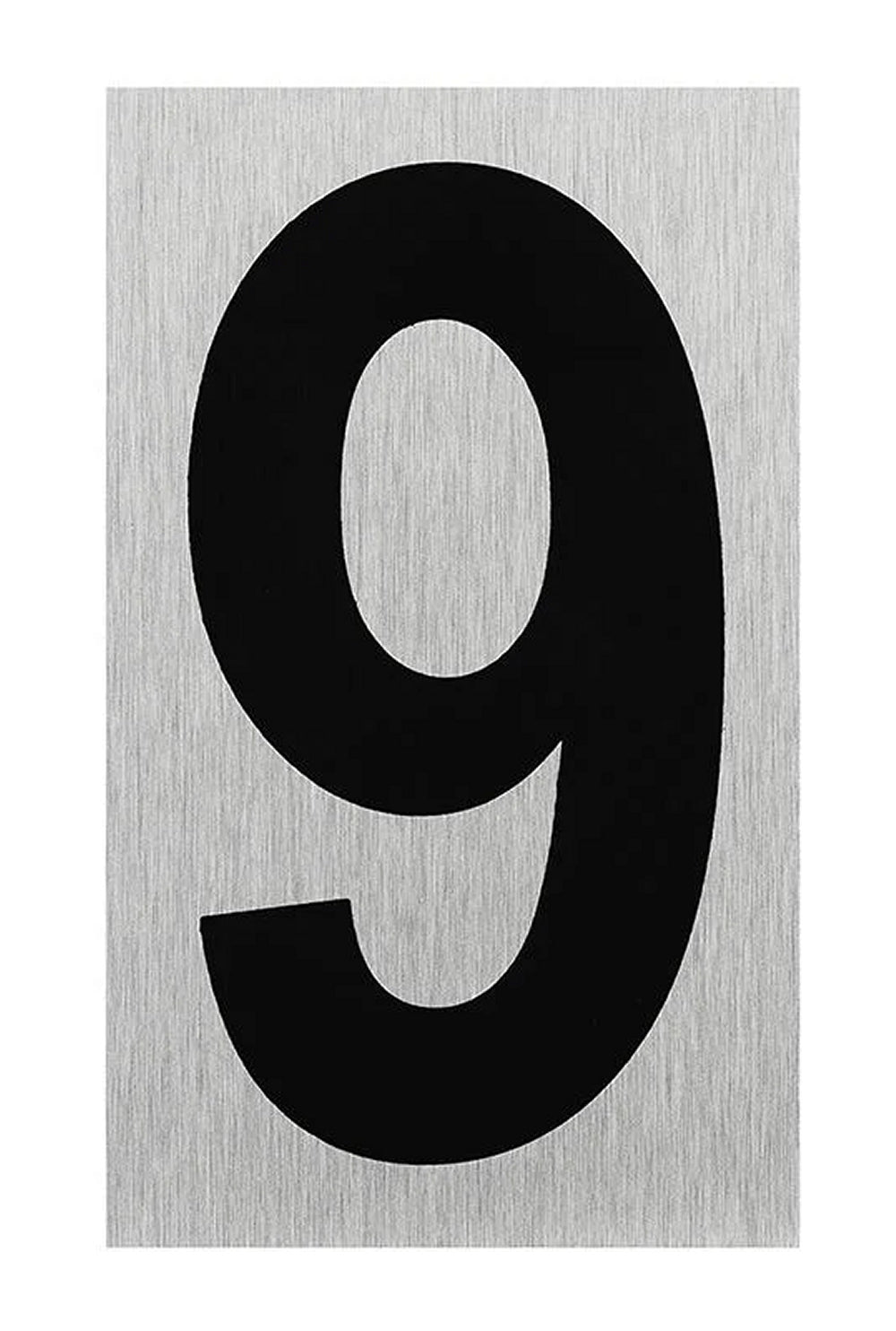 ProPlus SF_972100 Aluminium Türschild "9" 100x60mm Tür Schild