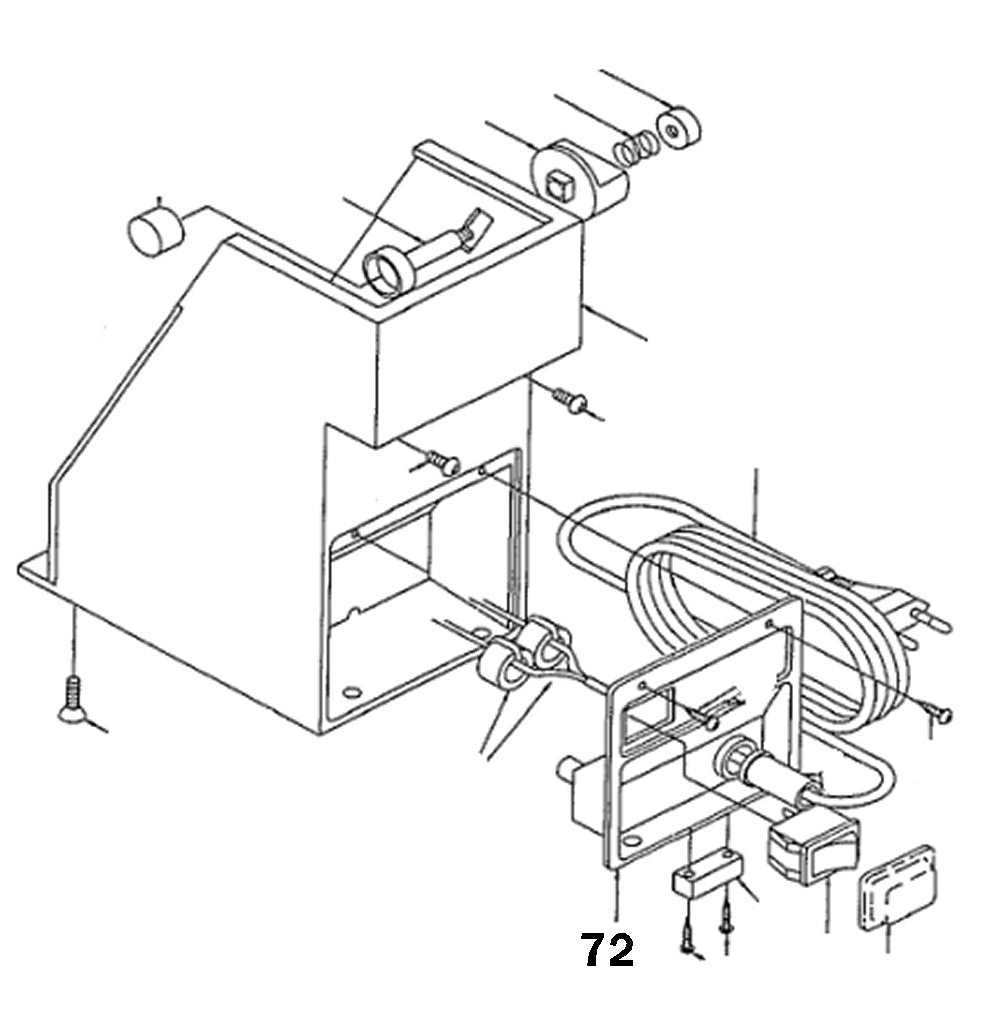 PROXXON 21200-72 Halter für Kabel Platine für Bohrerschärfgerät Bohrerschleifgerät BSG 21200