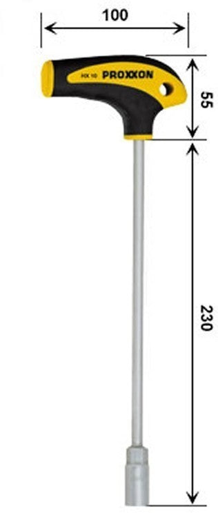 PROXXON 22486 L-Griff Außensechskant Schraubendreher HX12