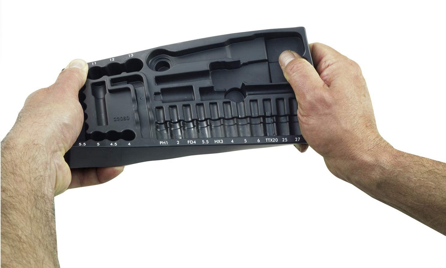PROXXON 23000 Nusskasten Knarrenkasten Antrieb 12,5mm (1/2") 29teilig