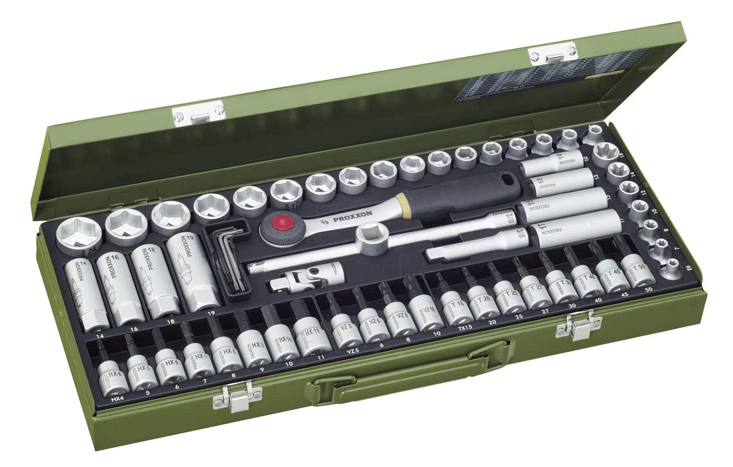 PROXXON 23112 Super Kompaktsatz 65 teilig Antrieb 10mm (3/8")