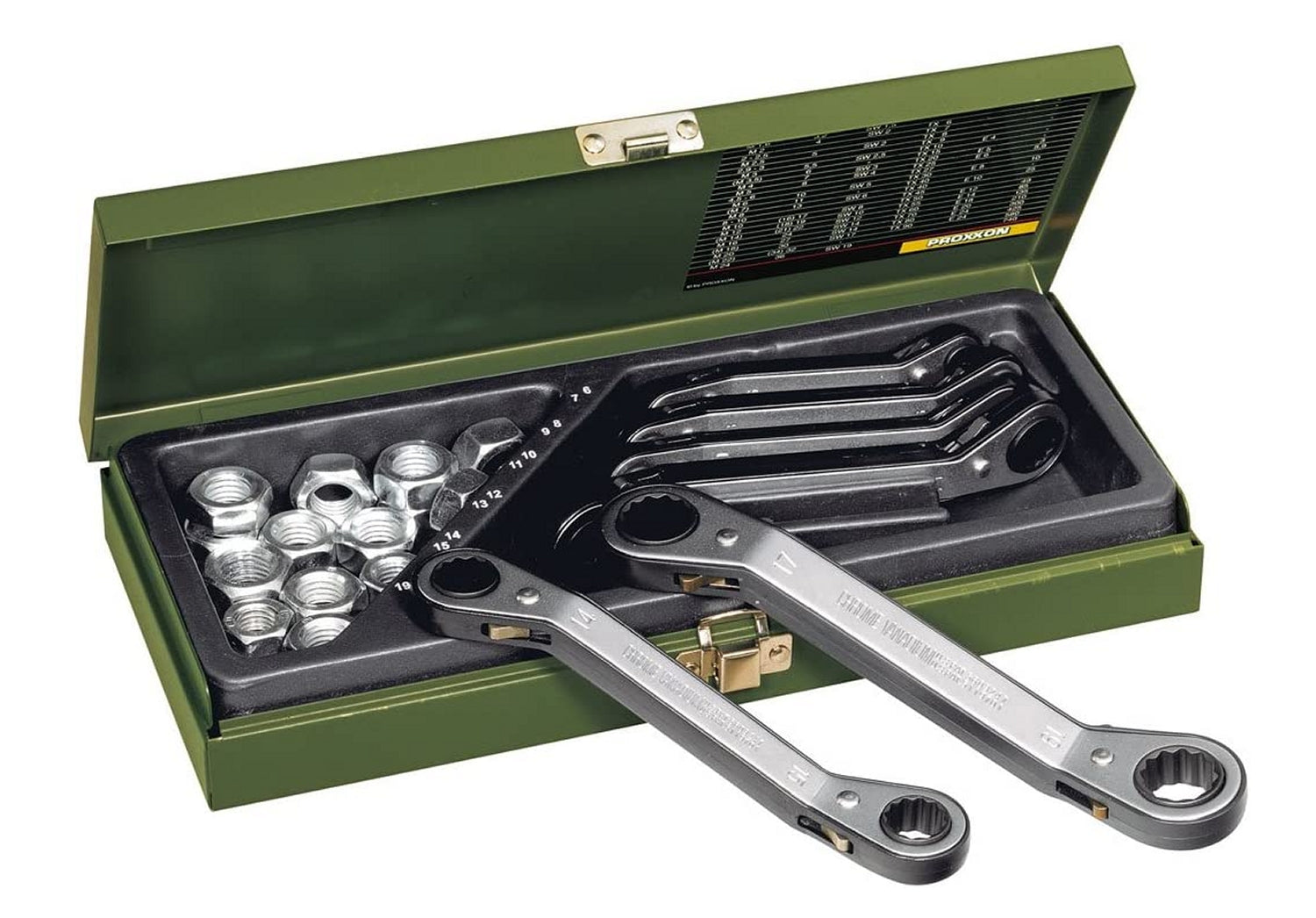 PROXXON 23231 Satz SPEEDER Ratschenschlüssel 6-19mm 6 teilig