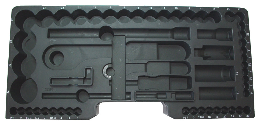 PROXXON Kunststoffeinlage / Einlage leer für Satz 23286