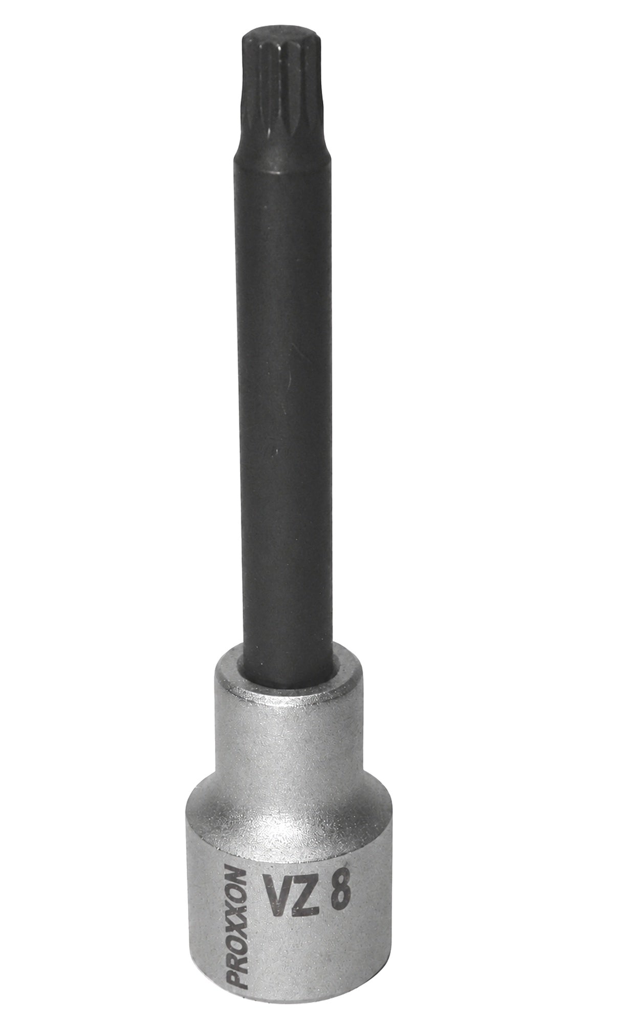 PROXXON 23371 Vielzahn XZN Einsatz Bit Nuss VZ8 Länge 100mm Antrieb 12,5mm (1/2")