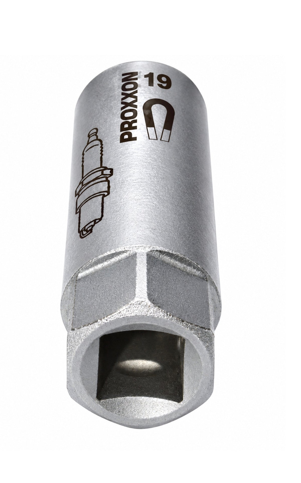 PROXXON 23395 Zündkerzen Nuss 19mm mit Magneteinsatz Antrieb 12,5mm(1/2")