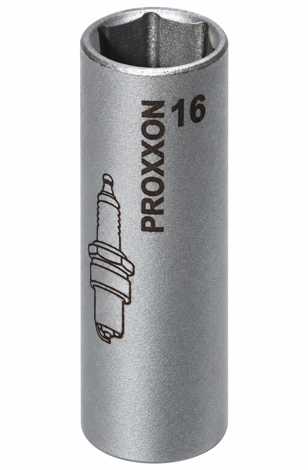 PROXXON 23442 Zündkerzen Nuss mit TPR Einlage 16mm Antrieb 12,5mm(1/2")