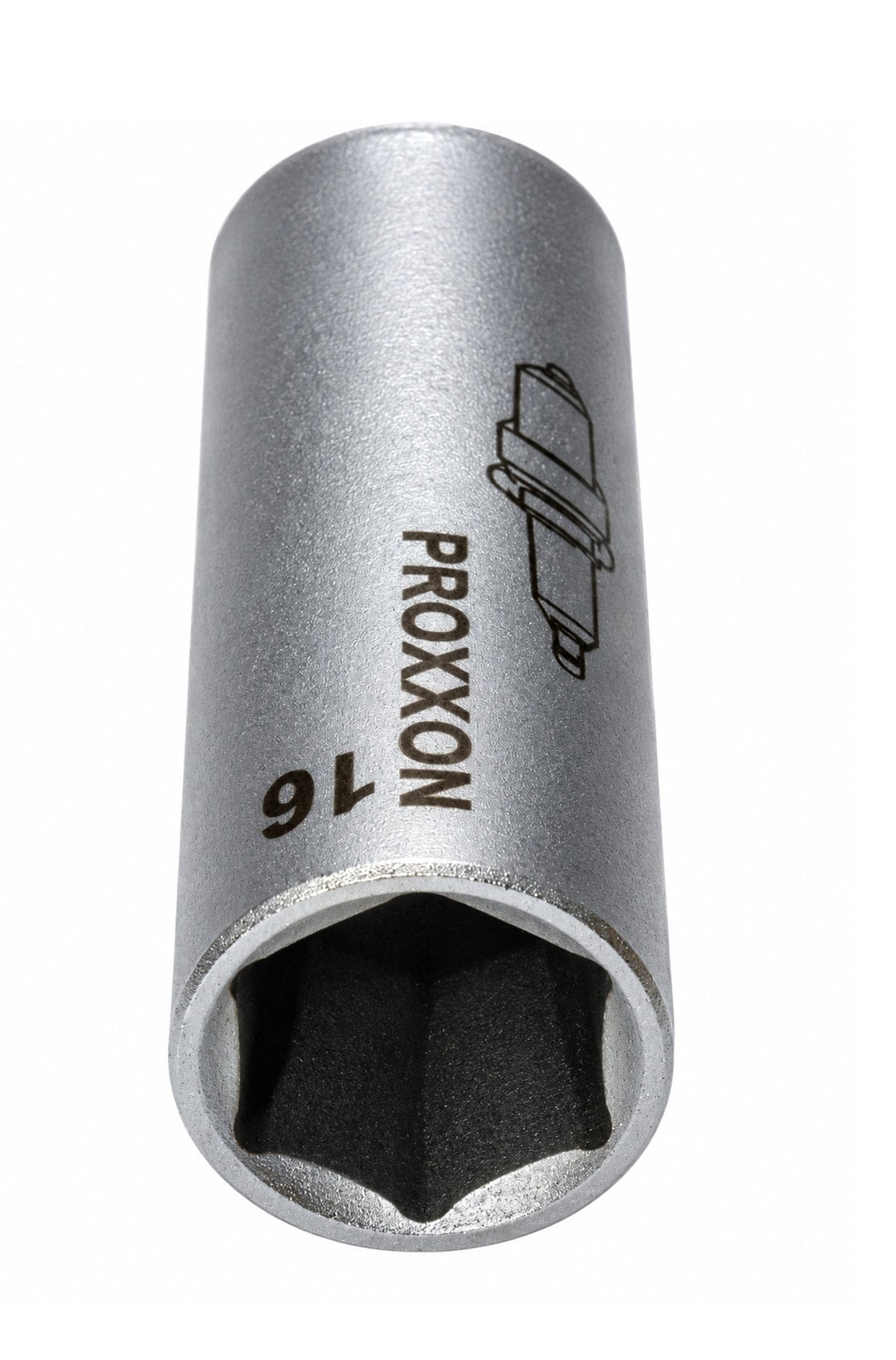 PROXXON 23442 Zündkerzen Nuss mit TPR Einlage 16mm Antrieb 12,5mm(1/2")