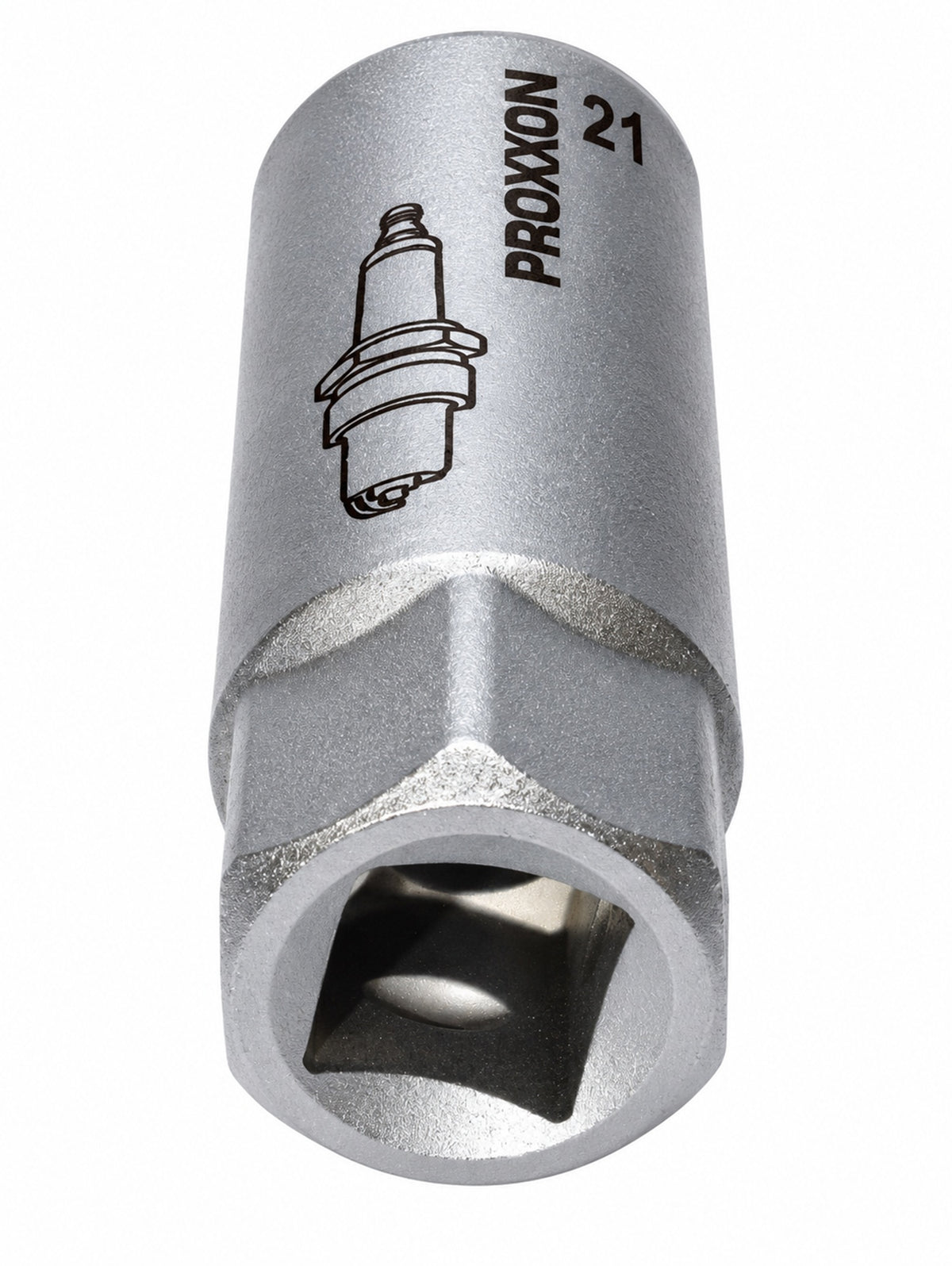 PROXXON 23444 Zündkerzen Nuss mit TPR Einlage 21mm Antrieb 12,5mm(1/2")