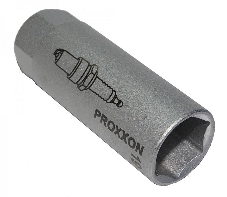 PROXXON 23445 Zündkerzen Nuss mit TPR Einlage 19mm Antrieb 12,5mm(1/2")