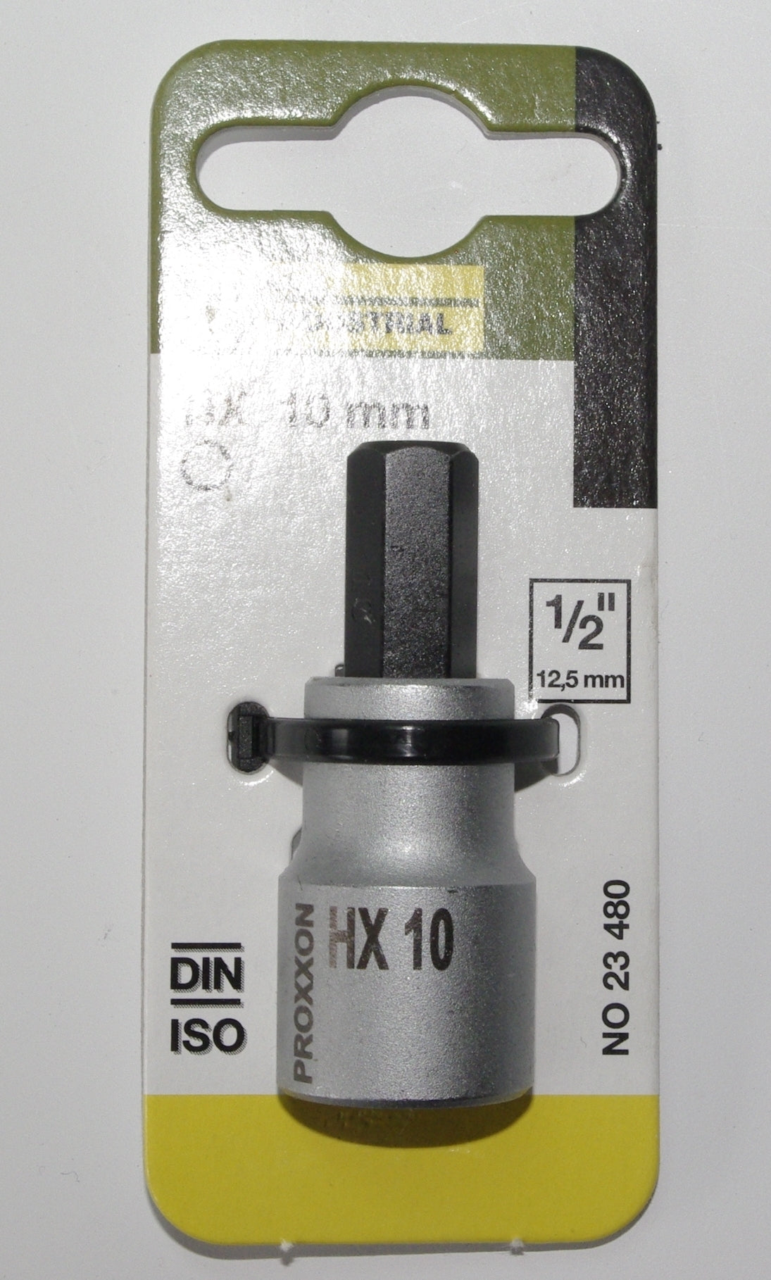 PROXXON 23480 Innensechskant Einsatz HX10 10mm Länge 55mm Antrieb 12,5mm (1/2")