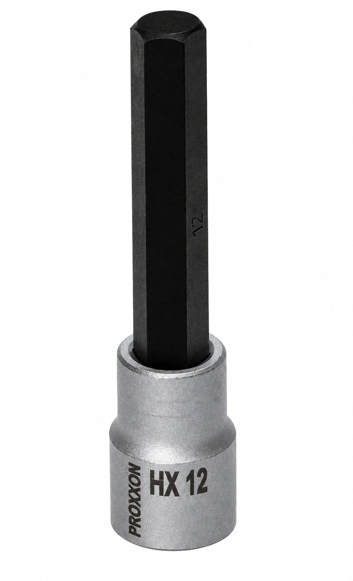 PROXXON 23483 Innensechskant Einsatz HX12 12mm Länge 100mm Antrieb 12,5mm (1/2")