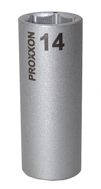 PROXXON 23543 Tiefbett Steckschlüsseleinsatz / Nuss14mm Antrieb 10mm (3/8")