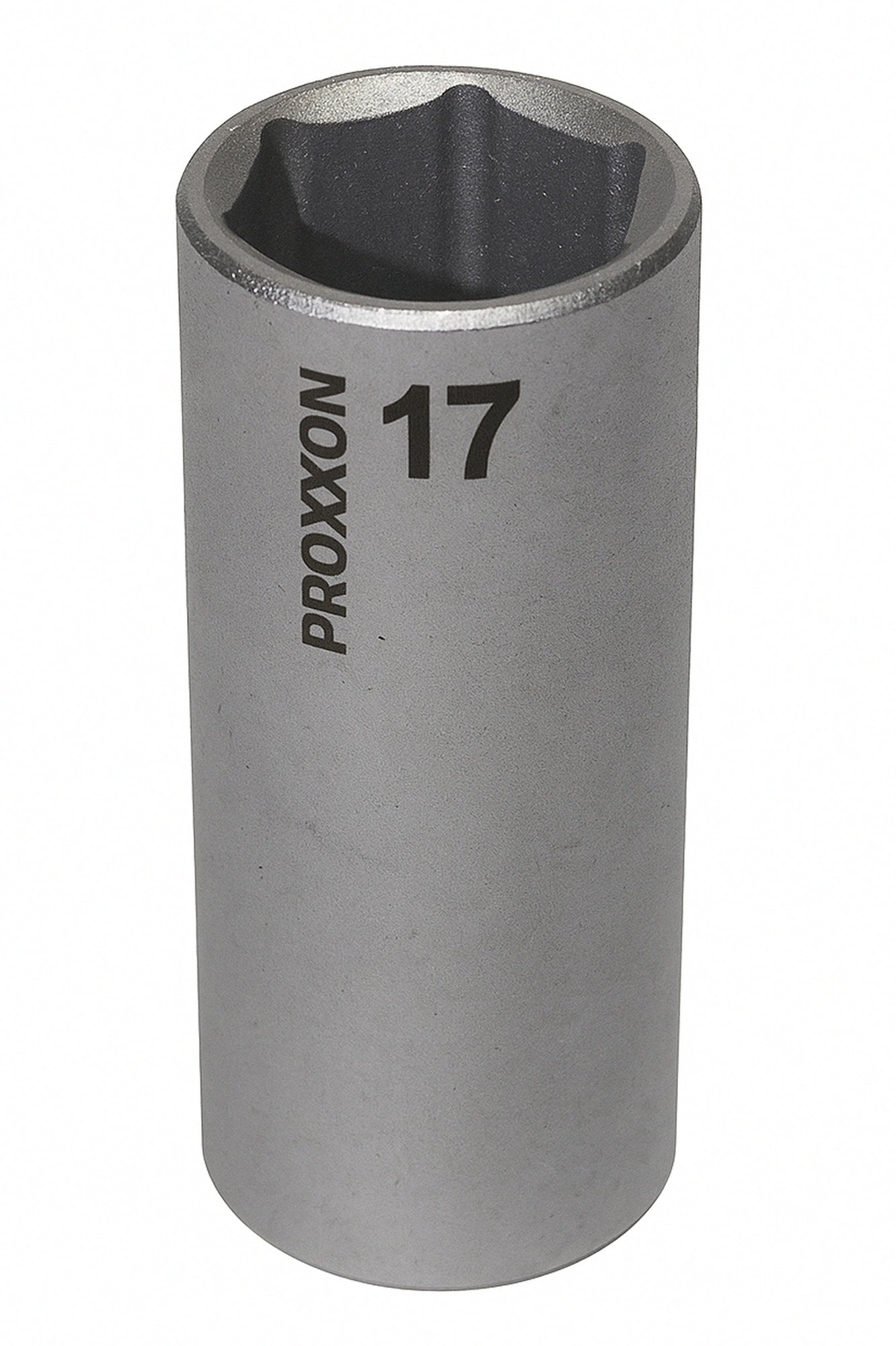 PROXXON 23546 Tiefbett Steckschlüsseleinsatz / Nuss 17mm Antrieb 10mm (3/8")