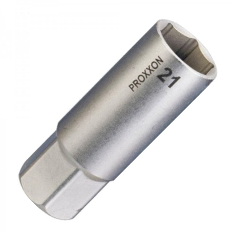 PROXXON 23552 Zündkerzen Nuss mit TPR Einlage 21mm Antrieb 10mm (3/8")