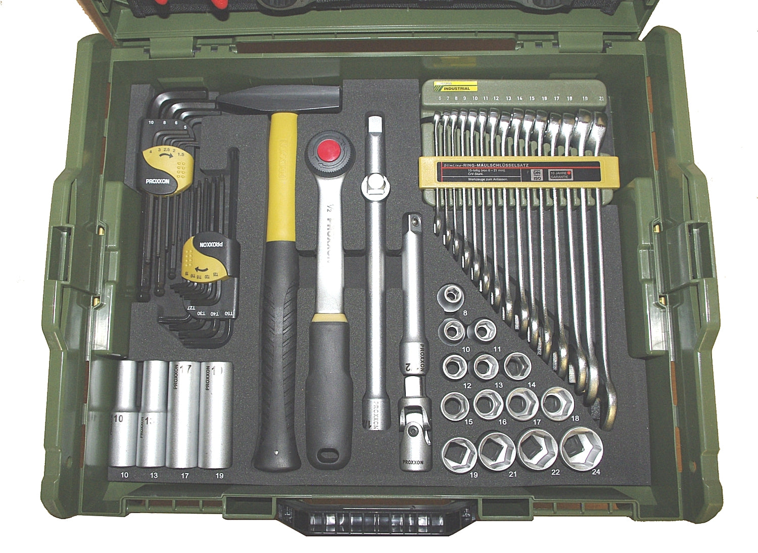 PROXXON 23660 Handwerker Universal Werkzeugkoffer in L-BOXX Sortimo®