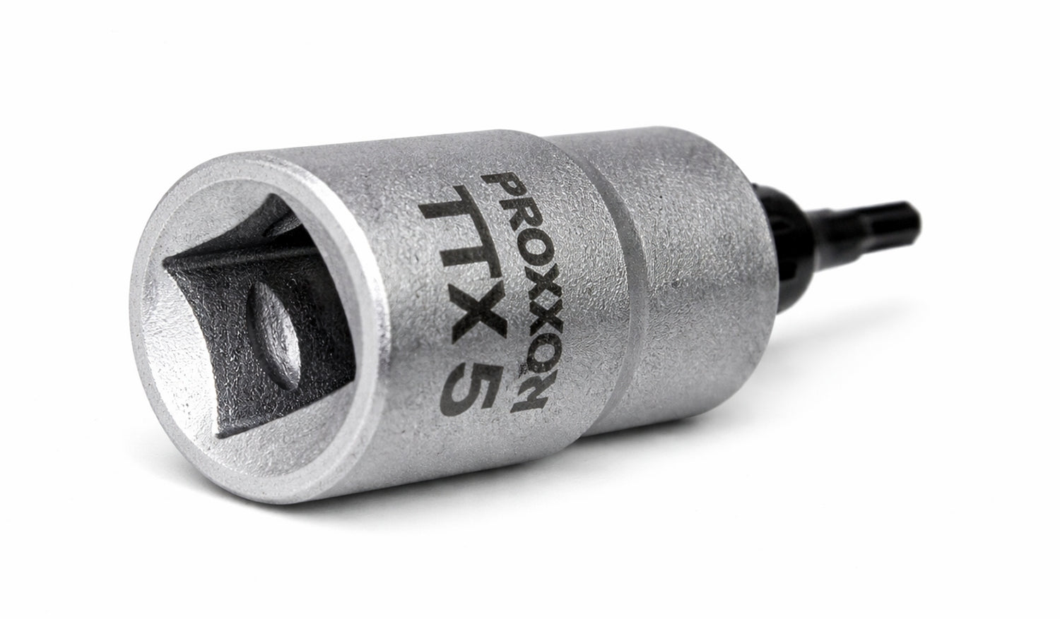 PROXXON 23755 Torx Einsatz TTX5 Antrieb 6,3mm (1/4") mit Stirnlochbohrung