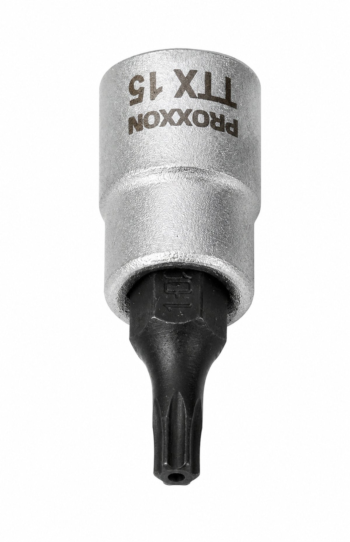 PROXXON 23756 Torx Einsatz TTX15 Antrieb 6,3mm (1/4") mit Stirnlochbohrung