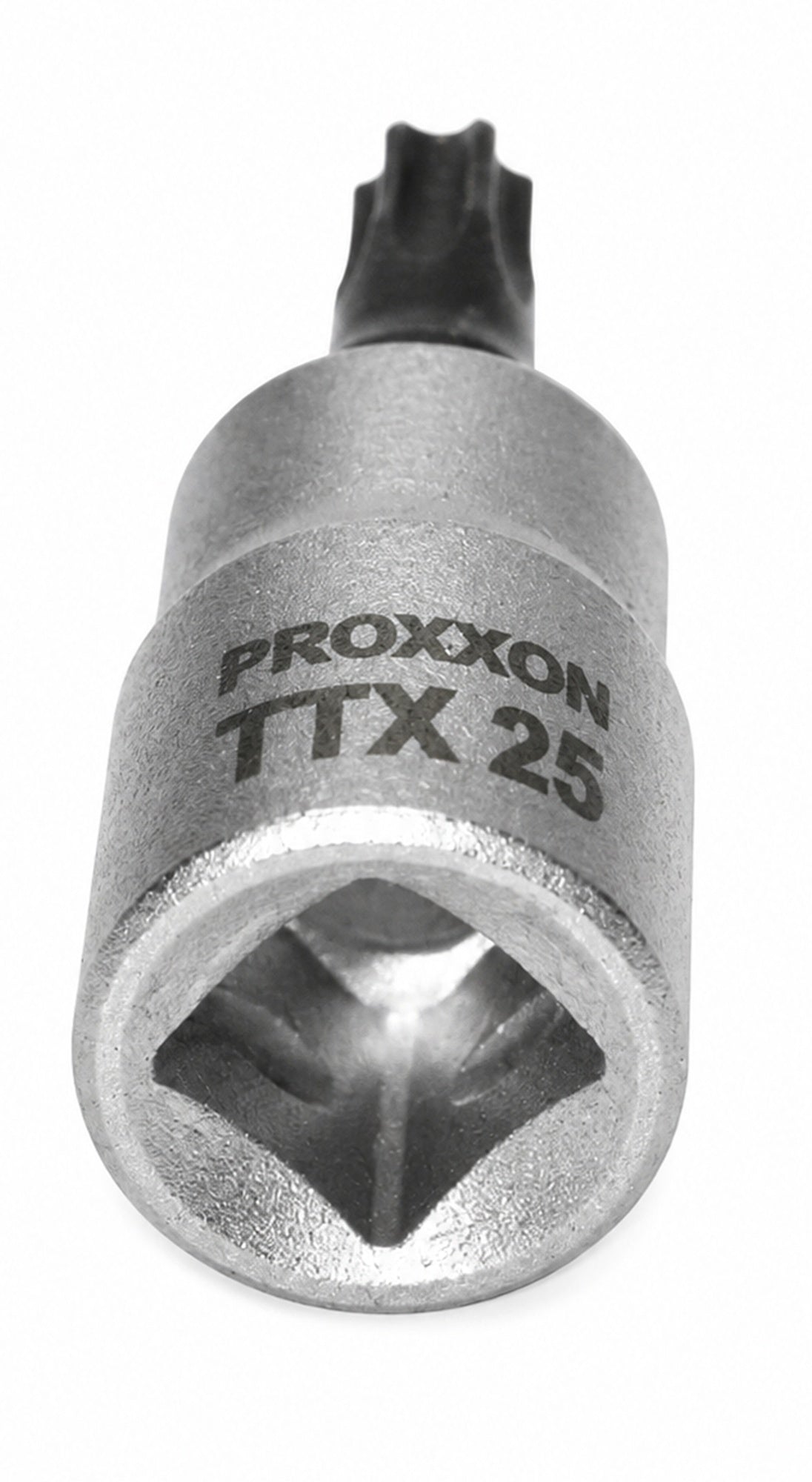 PROXXON 23760 Torx Einsatz TTX25 Antrieb 6,3mm (1/4") mit Stirnlochbohrung
