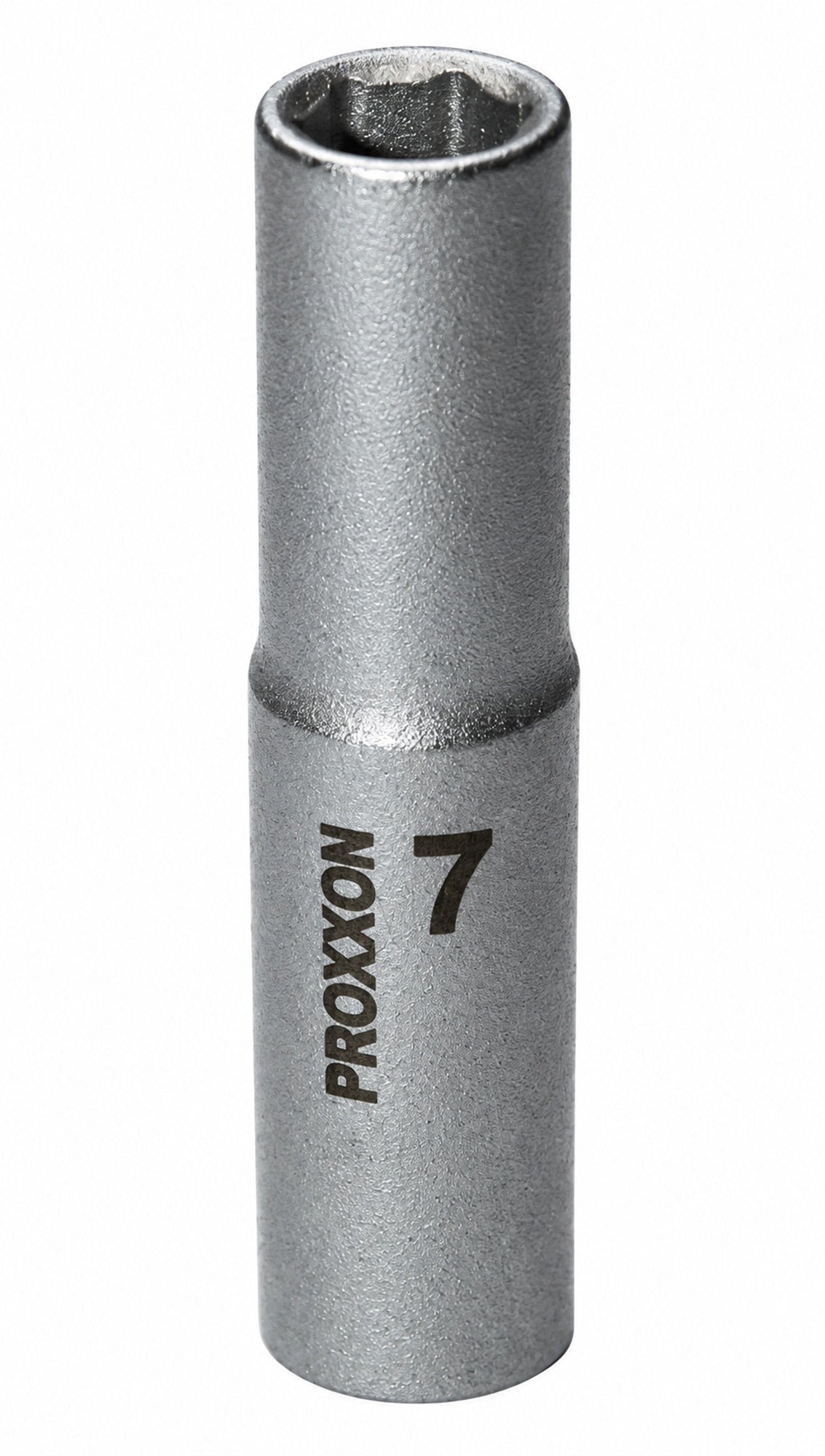 PROXXON 23772 Tiefbett Steckschlüsseleinsatz / Nuss 7mm Antrieb 6,3mm (1/4")