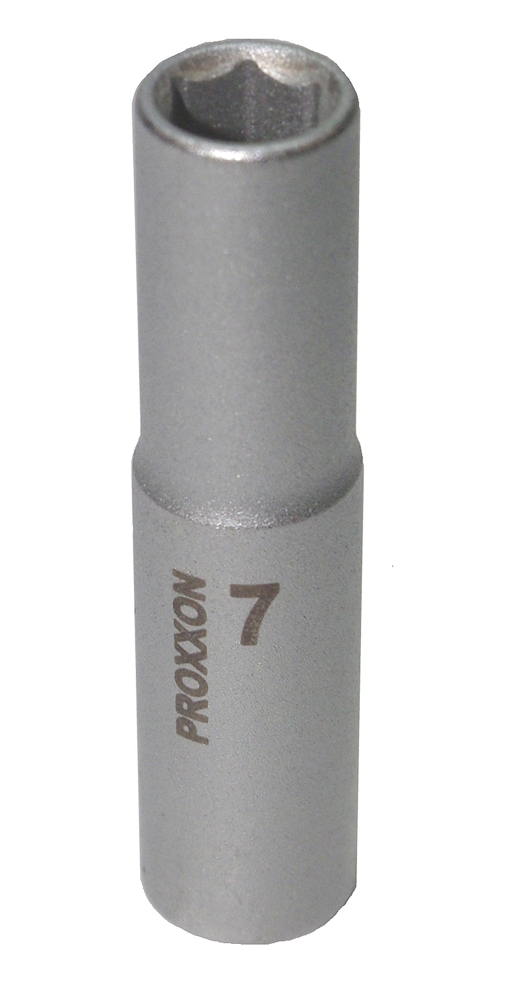 PROXXON 23772 Tiefbett Steckschlüsseleinsatz / Nuss 7mm Antrieb 6,3mm (1/4")