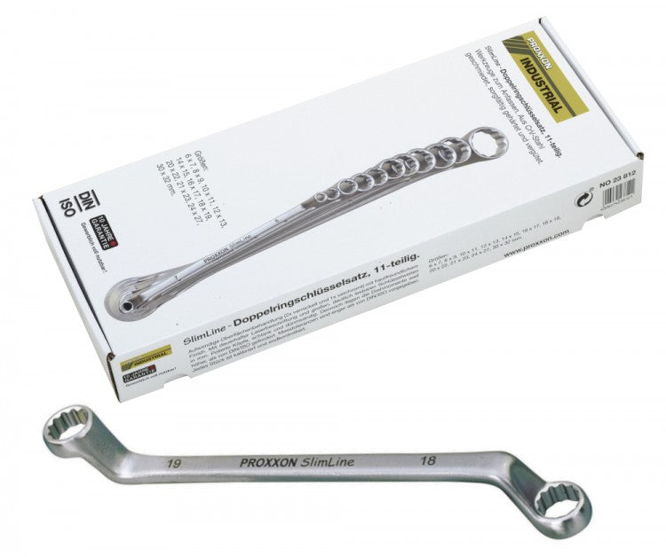 PROXXON 23812 Satz Doppelringschlüssel 6-32mm 11 teiliger Satz im Karton