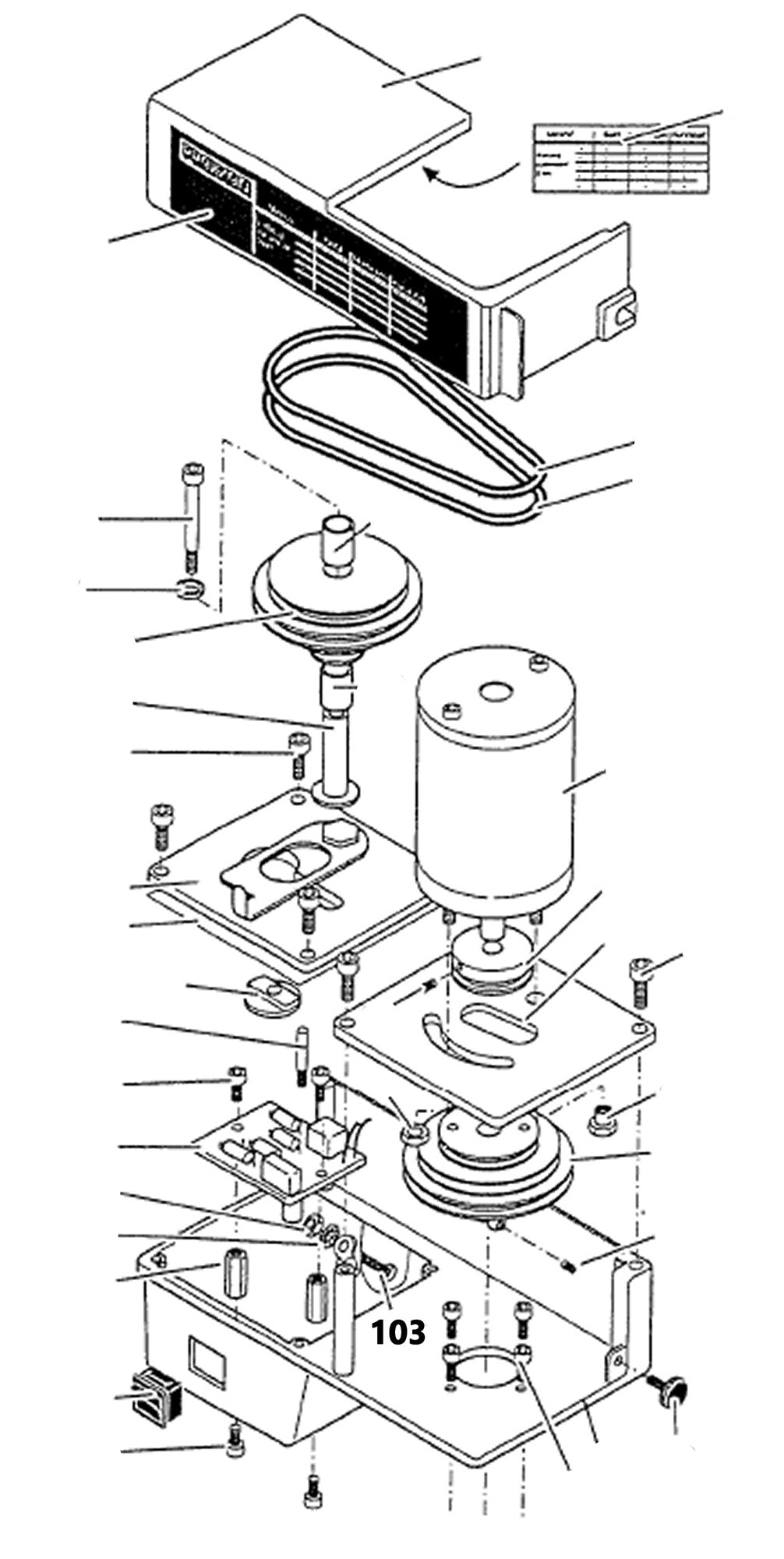 PROXXON 24104-103 Erdungsschraube für Feinfräse FF230 & Bohr- und Fräseinrichtung PF230
