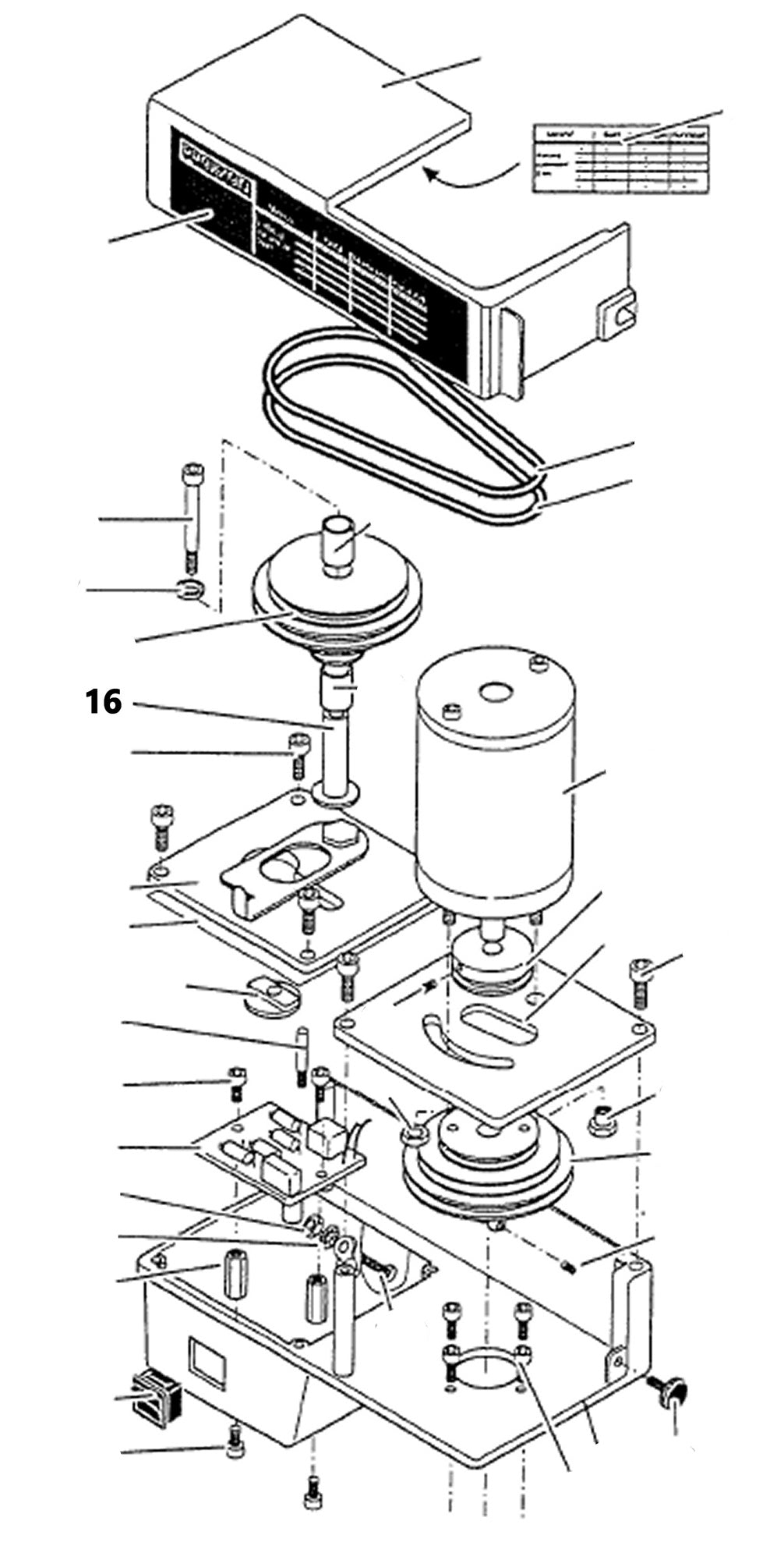 PROXXON 24104-16 Hülse für Feinfräse FF230 & Bohr- und Fräseinrichtung PF230