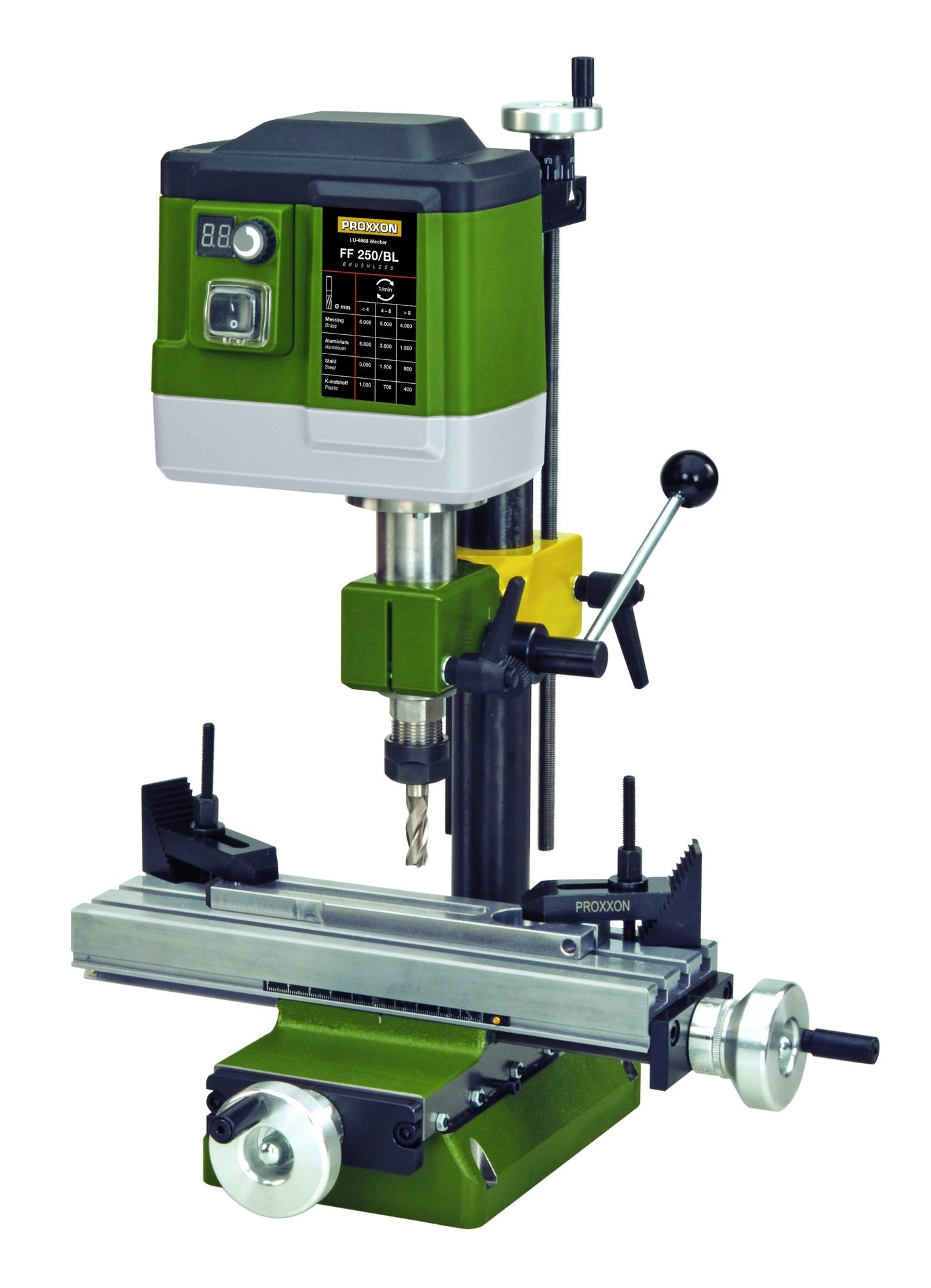 PROXXON 24114 Feinfräse FF250/BL FF 250/BL mit stufenloser Drehzahlverstellung
