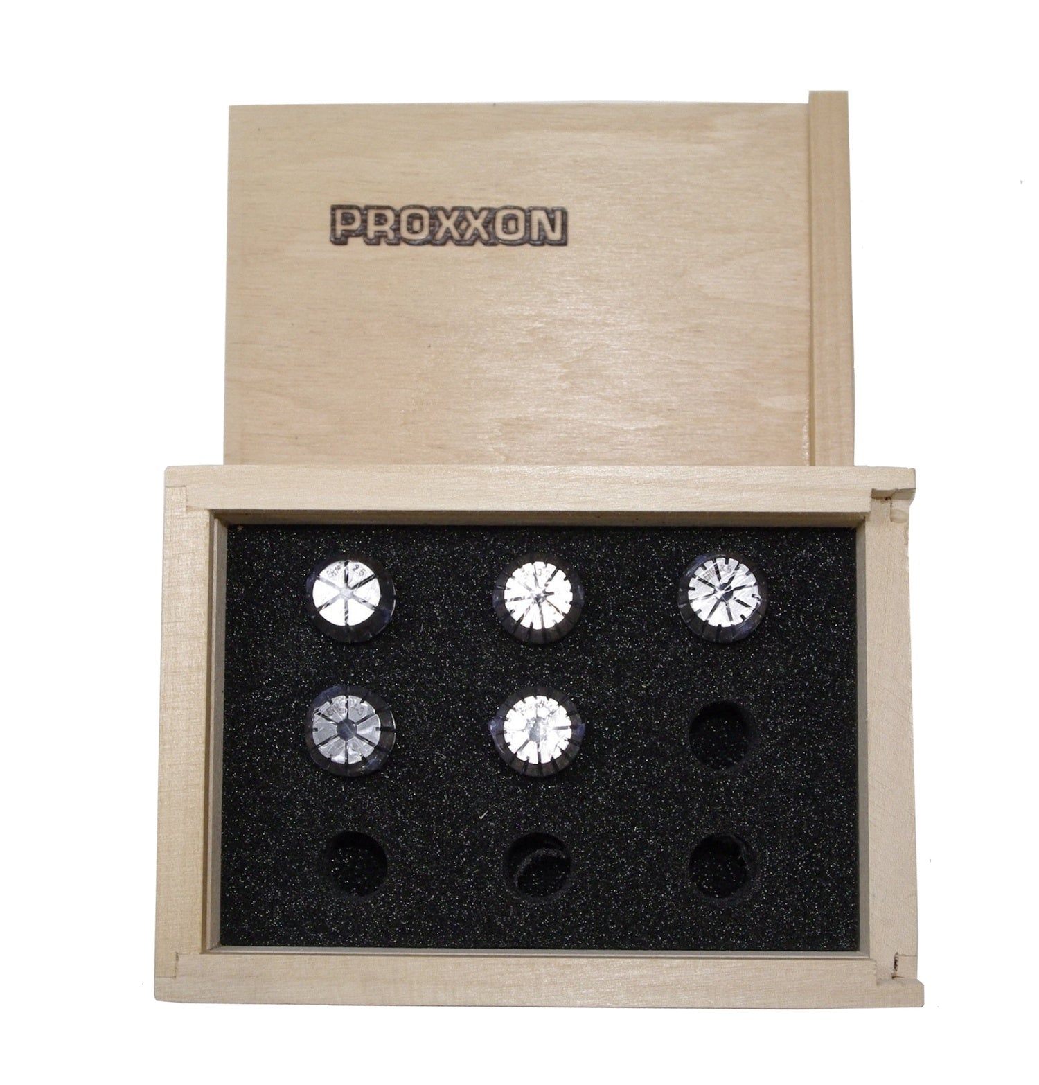 PROXXON 24146 Satz Mehrbereichs Spannzangen 5 teilig für FF250/BL PF250/BL