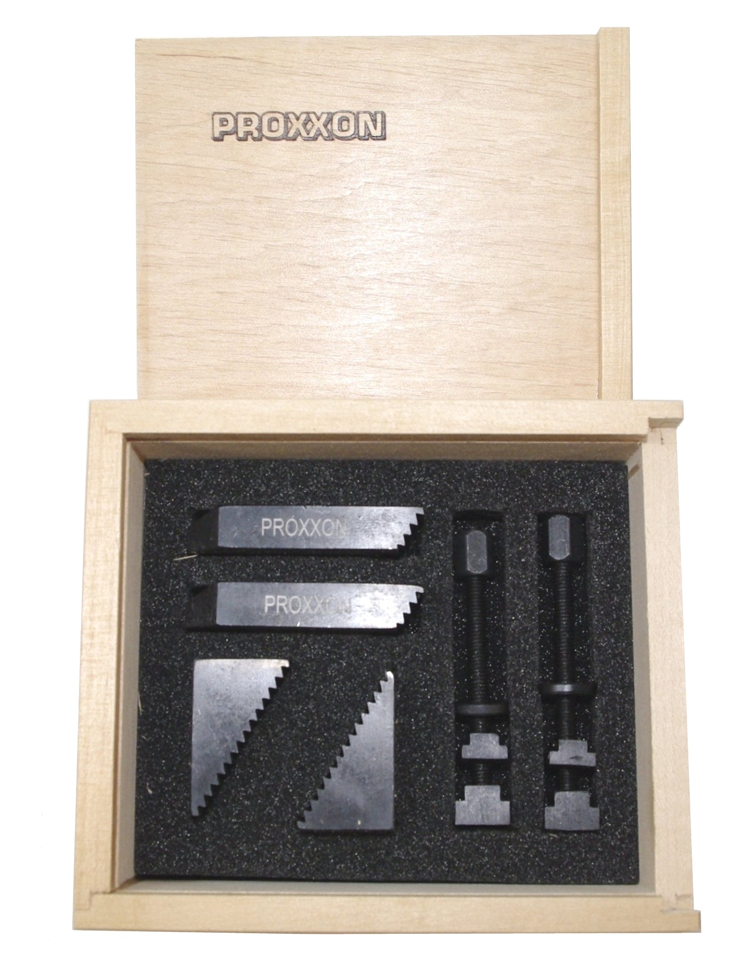 PROXXON 24257 gefräste Stufenspannpratzen / Spannpratzen 2 Stück