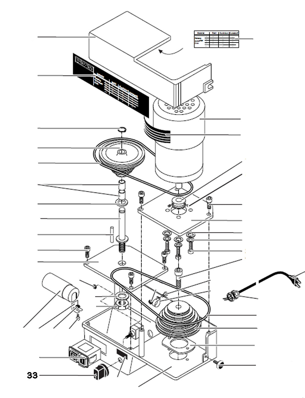 PROXXON 24304-33 Links-Rechts-Schalter für PF400 / FF400