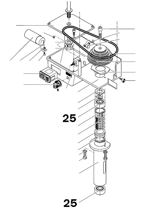 PROXXON 24320-04-25 24320-0425 Lager für Feinfräse FF500