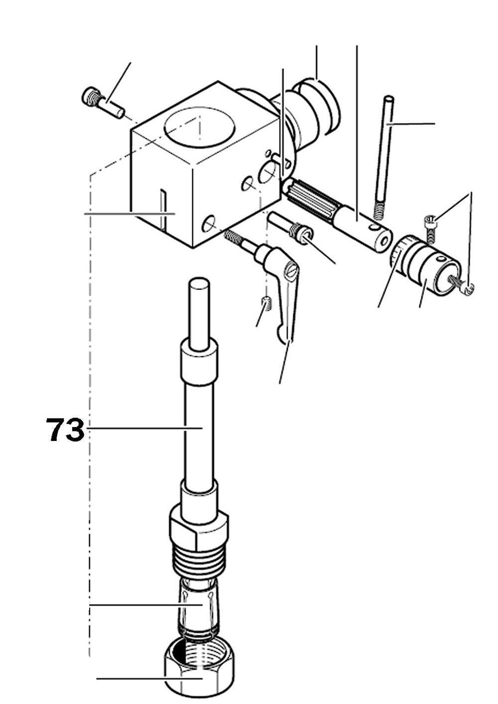 PROXXON 24320-04-73 24320-0473 Hauptspindel für ER-Spannzangen für Feinfräse FF500