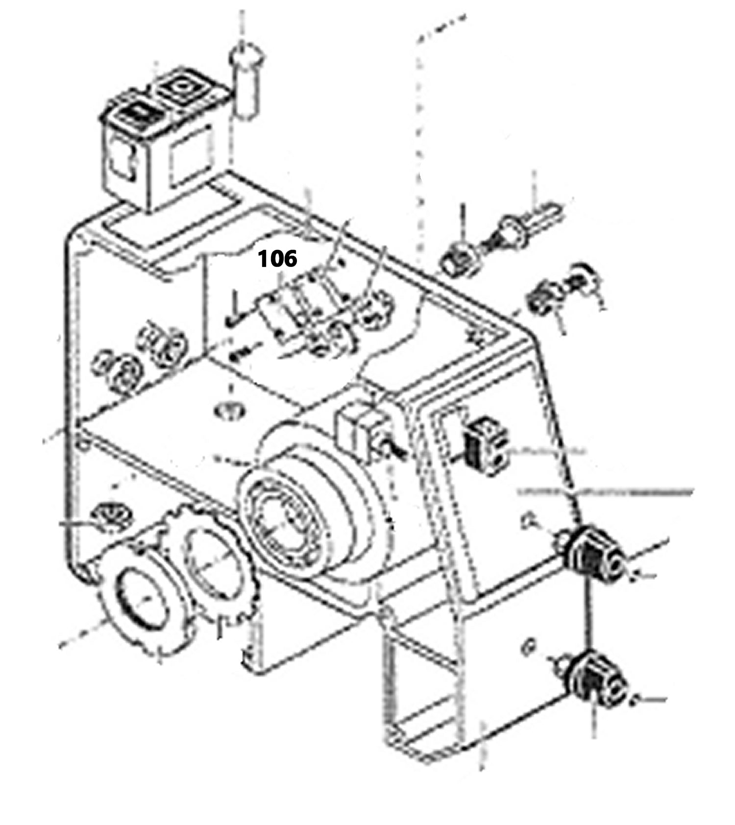 PROXXON 24400-01-106 Schalter für Drehmaschine PD400