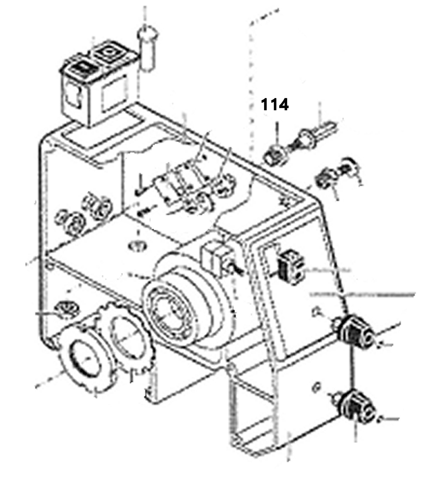 PROXXON 24400-01-114 Mutter für Drehmaschine PD400