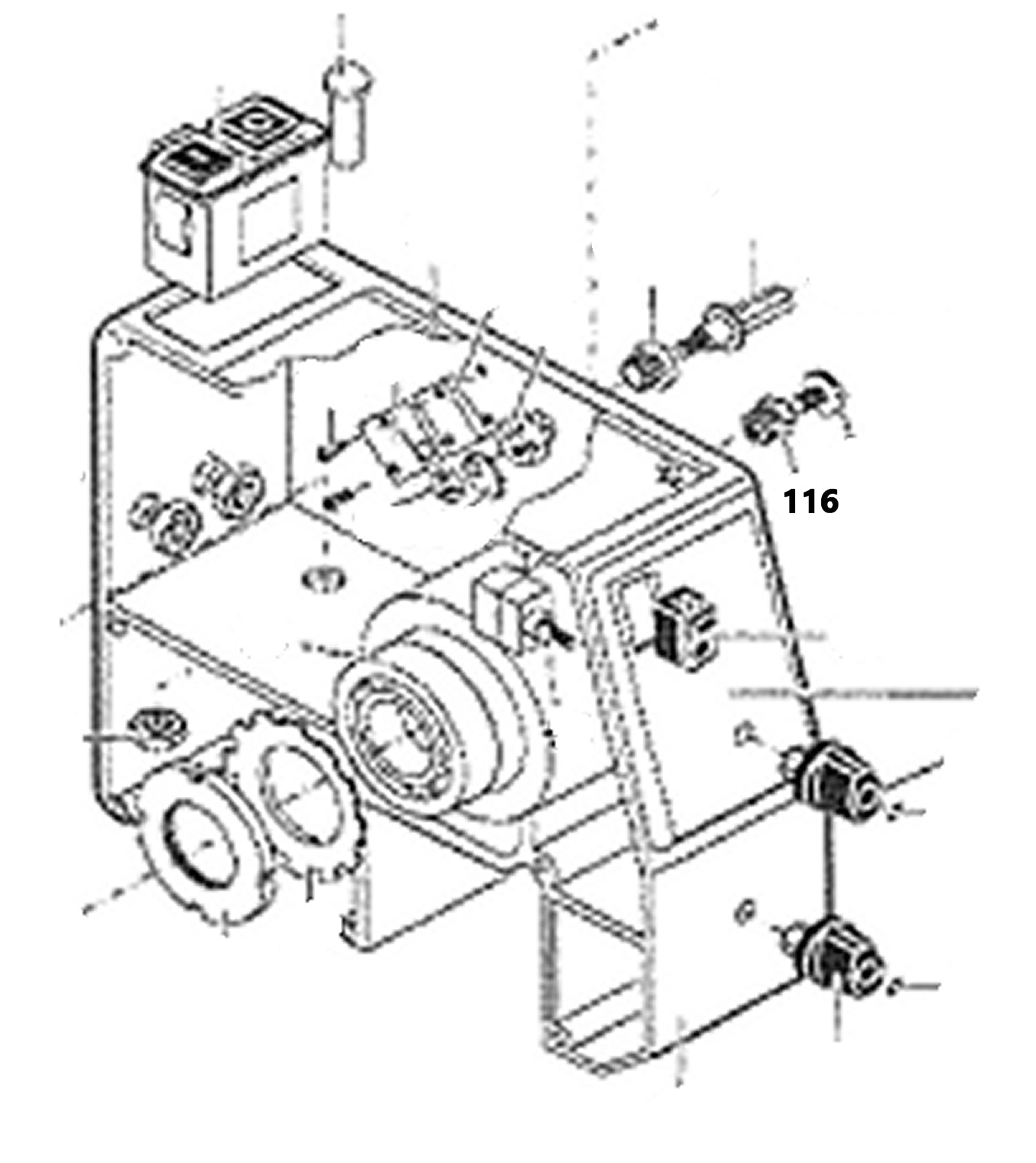 PROXXON 24400-01-116 Mutter für Drehmaschine PD400