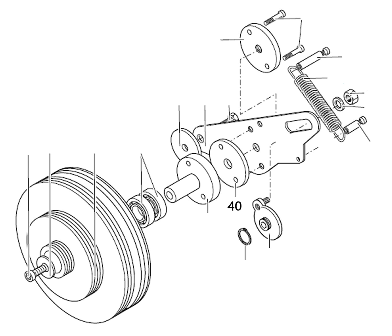 PROXXON 24400-01-40 Platte für Drehmaschine PD400