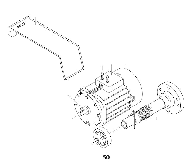 PROXXON 24400-01-50 Kegelrollenlager für Drehmaschine PD400