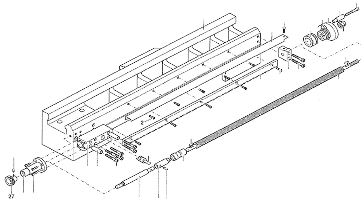 PROXXON 24400-02-27 Zahnrad für Drehmaschine PD400