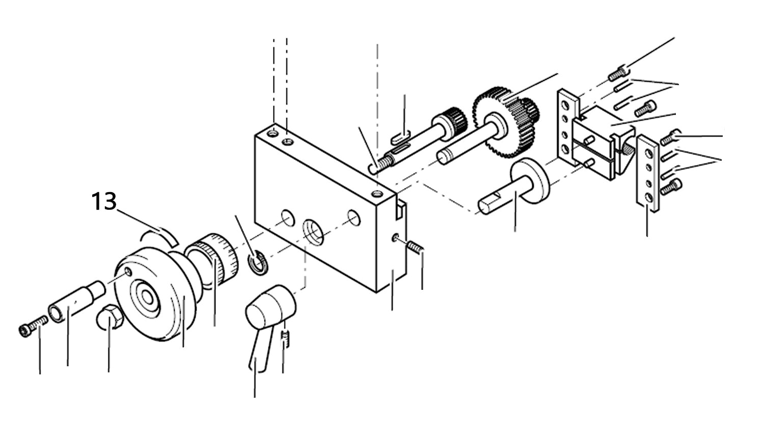 PROXXON 24400-03-13 Blattfeder für Drehmaschine PD400