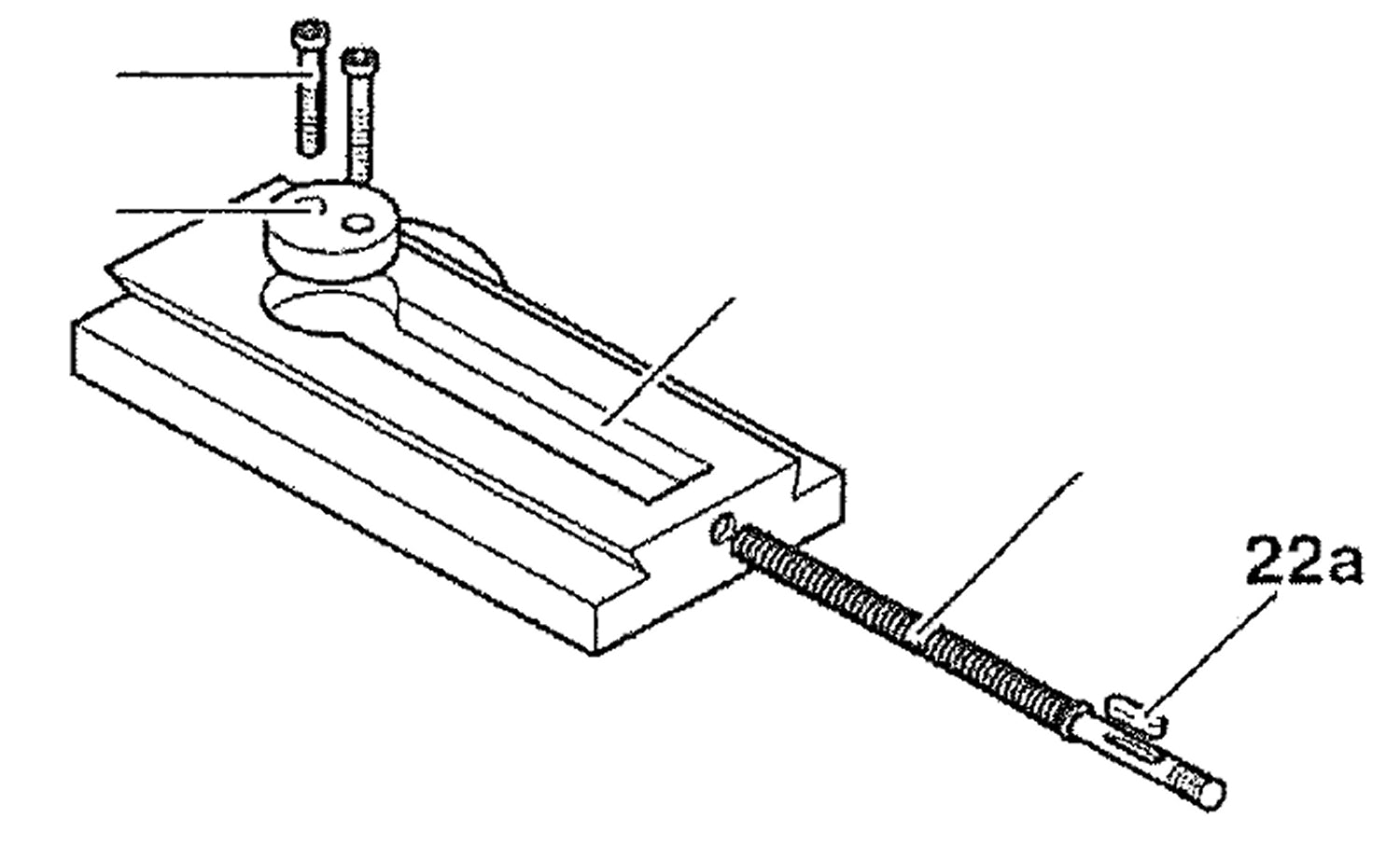 PROXXON 24400-03-22a Passfeder für Drehmaschine PD400