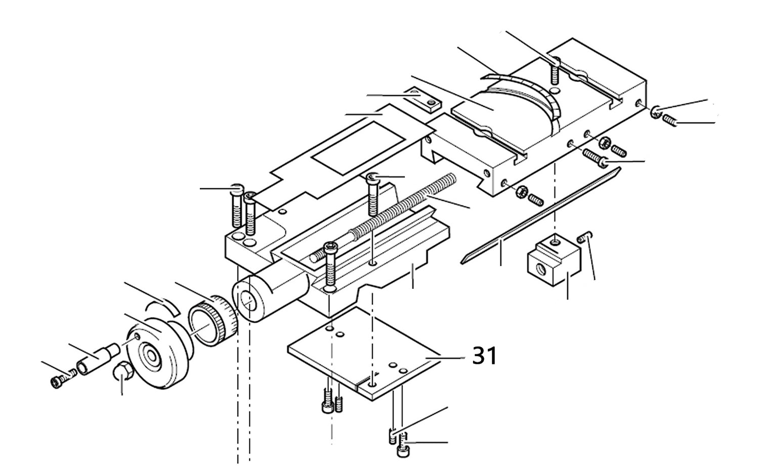 PROXXON 24400-03-31 Platte für Drehmaschine PD400