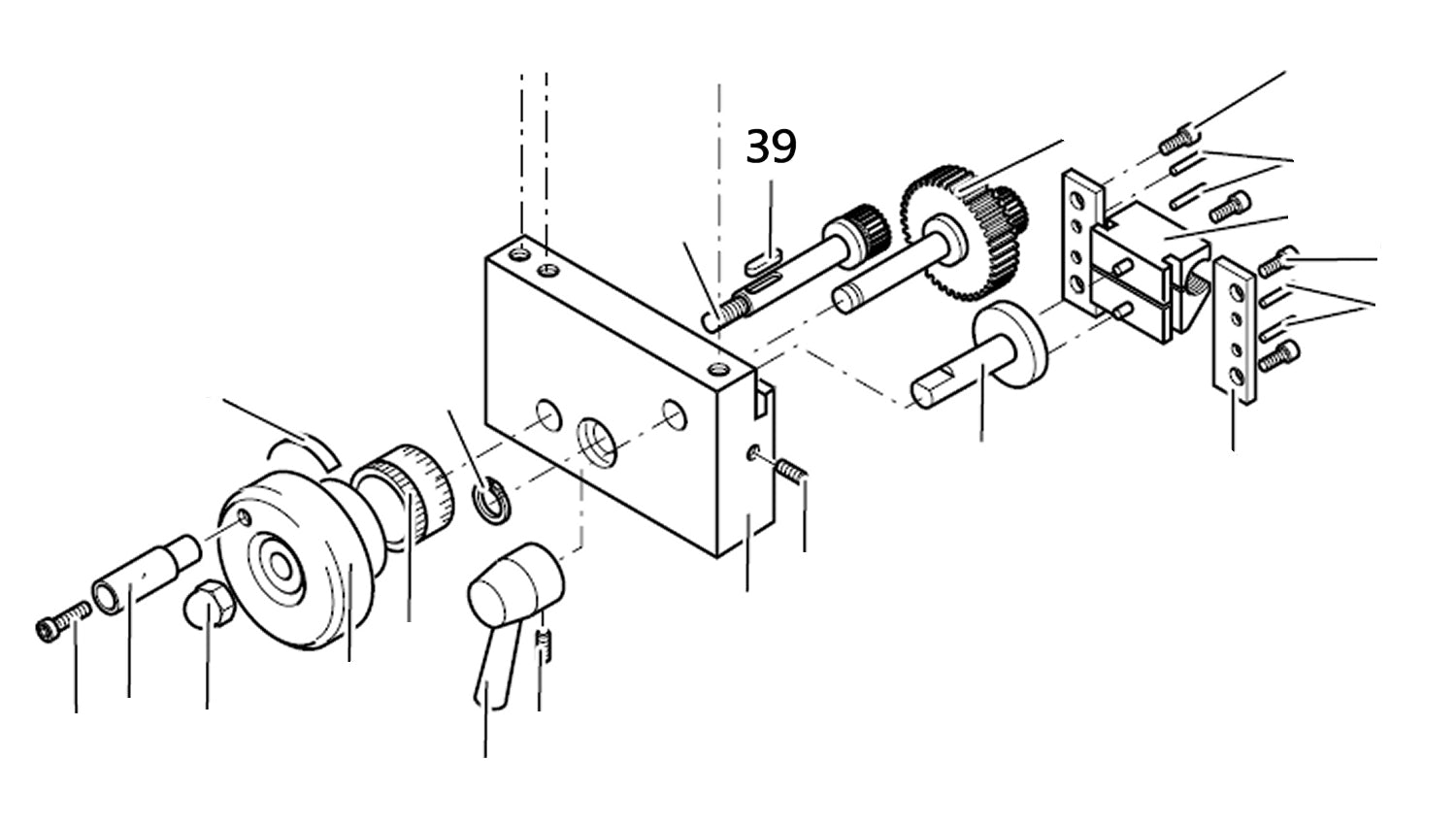 PROXXON 24400-03-39 Passfeder für Drehmaschine PD400