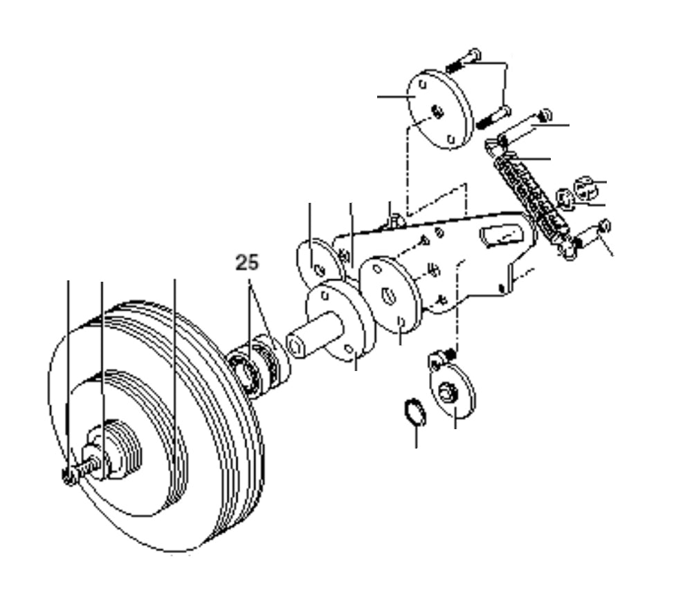 PROXXON 24500-01-25 Lager für Drehmaschine PD400 CNC