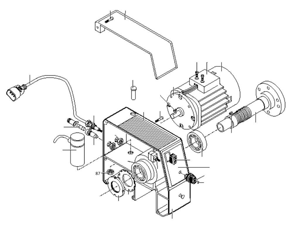 PROXXON 24500-01-87 Mutter für Drehmaschine PD400 CNC