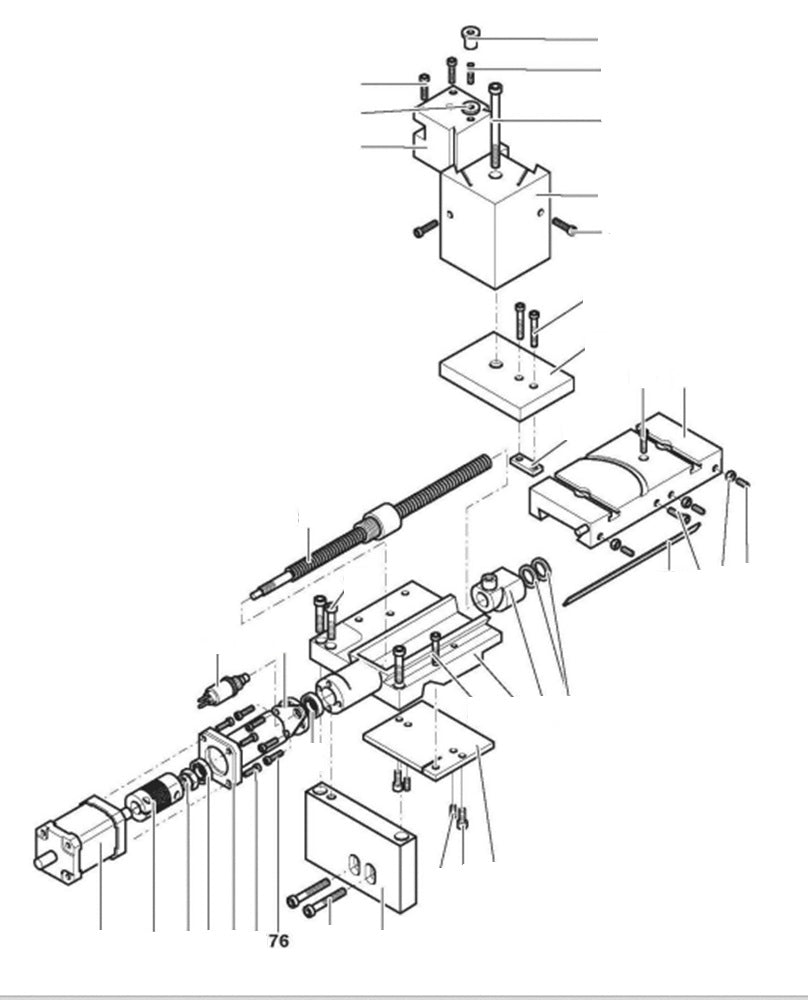 PROXXON 24500-03-76 Schraube für Drehmaschine PD400 CNC